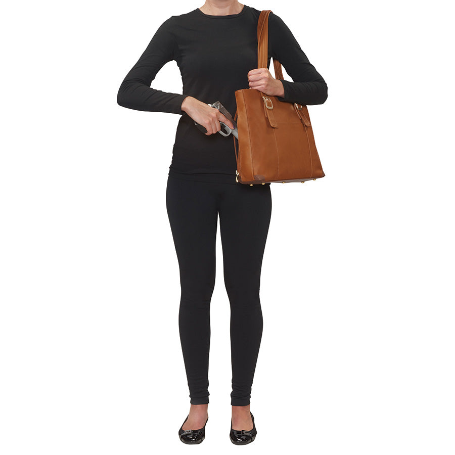 Shoulder Portfolio Concealed Carry Bag Cowhide GTM-1018