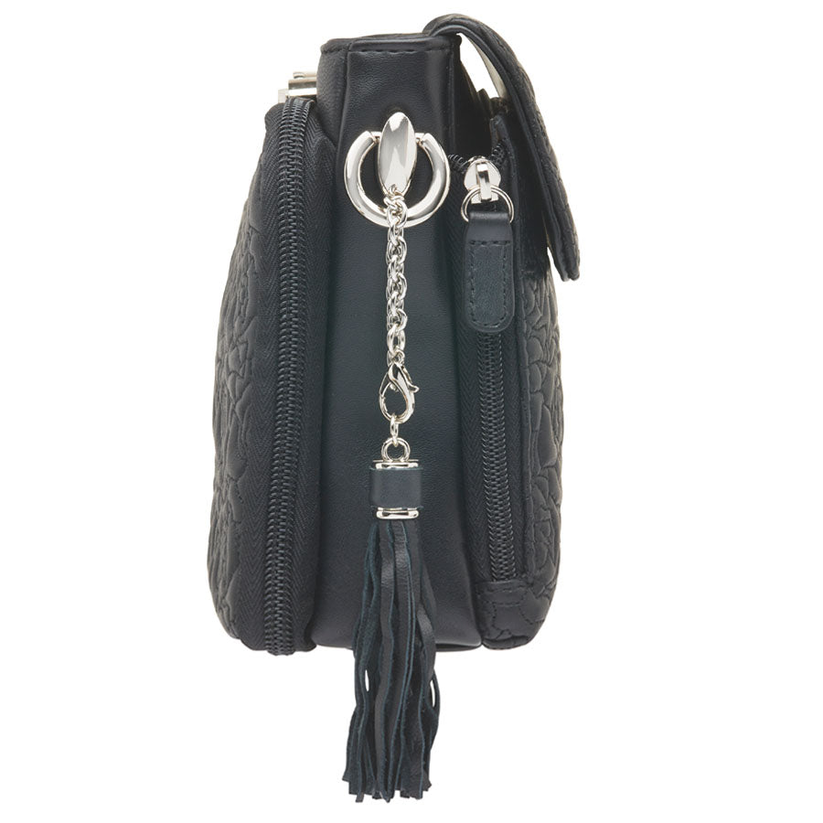 Clutch Concealed Carry Purse Embroidered Lambskin GTM-10