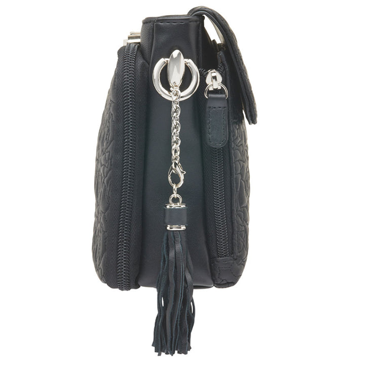 Clutch Concealed Carry Purse Embroidered Lambskin GTM-10