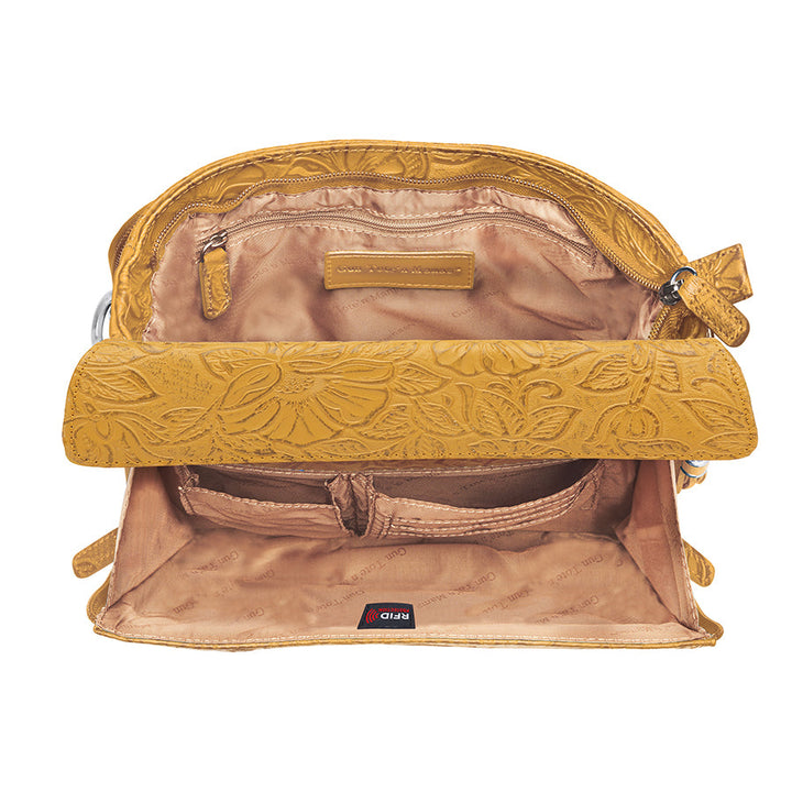 Clutch Concealed Carry Purse Debossed USA Cowhide GTM-22