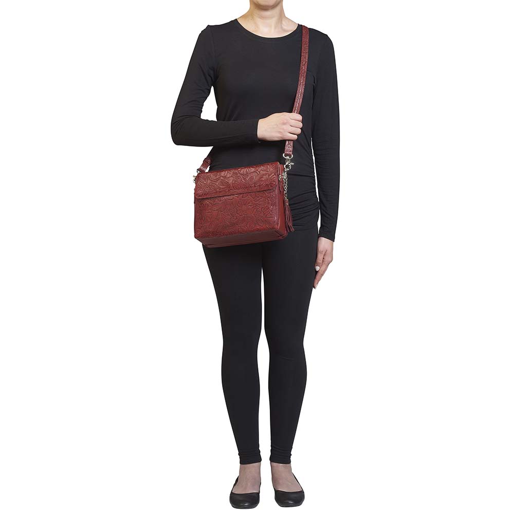 Clutch Concealed Carry Purse Debossed USA Cowhide GTM-22