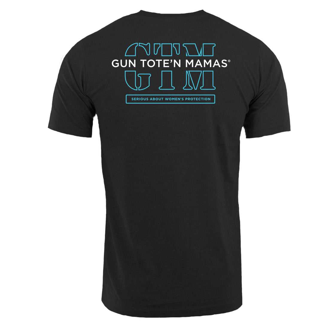 Back view of Gun Tote’n Mamas Short Sleeve Durasoft Tee – durable side-seamed construction