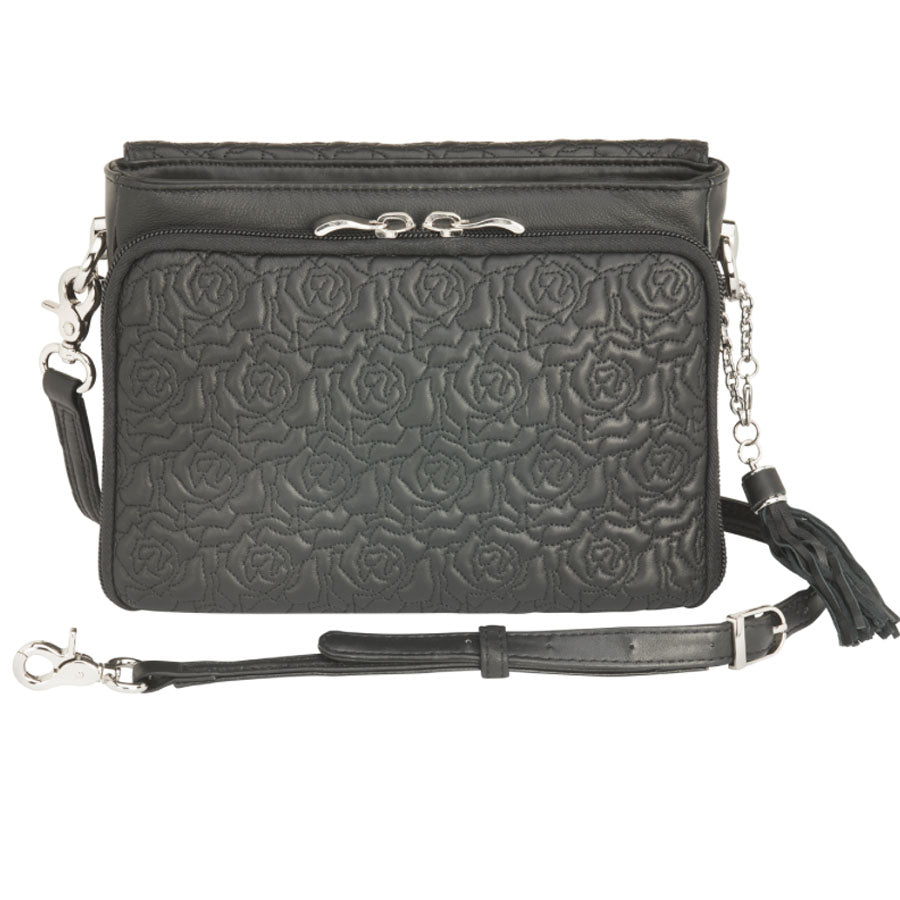 Clutch Concealed Carry Purse Embroidered Lambskin GTM-10