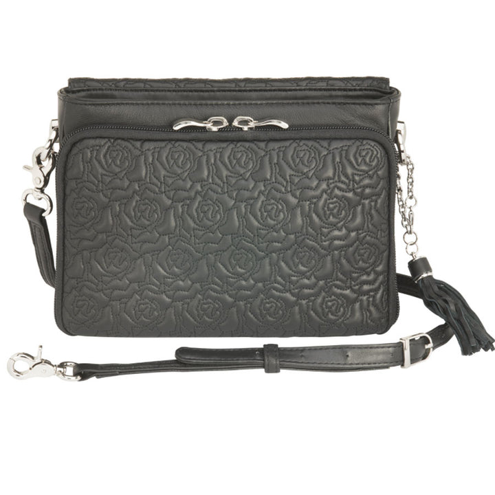 Clutch Concealed Carry Purse Embroidered Lambskin GTM-10