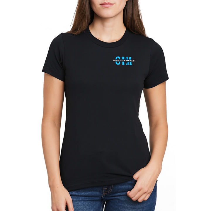 GTM originals tee with a model wearing it front visual