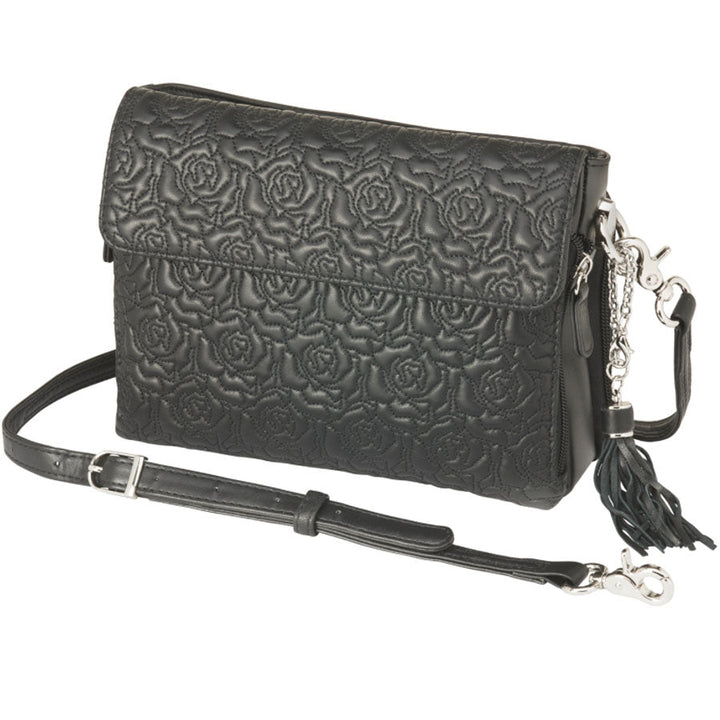 Clutch Concealed Carry Purse Embroidered Lambskin GTM-10