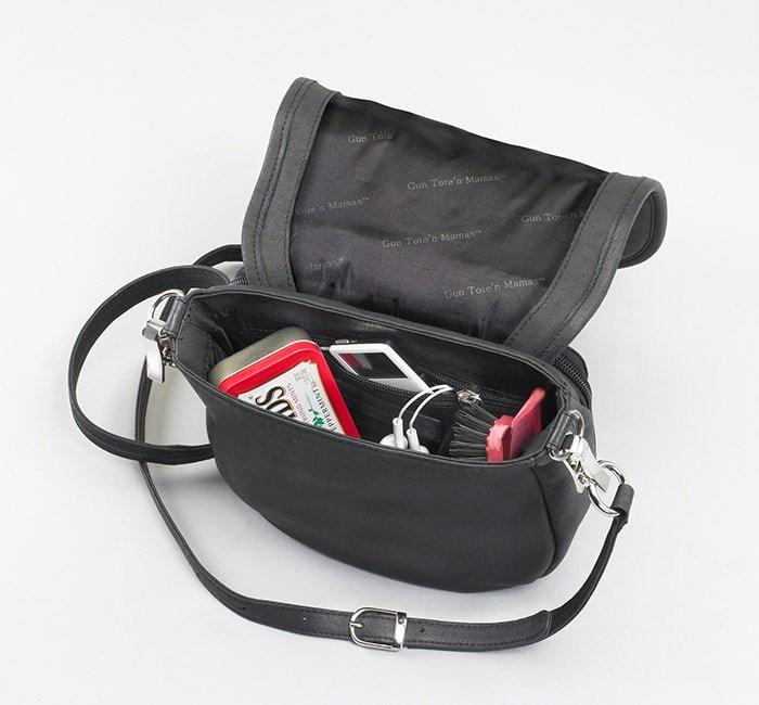 GTM-18 Simple Bling Black - Concealed Carry Handbags - CCW Purses - GunTotenMamas