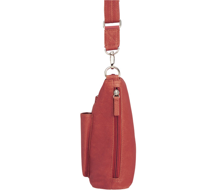 Flat Sac Concealed Carry Purse Tumbled Leather GTM-20