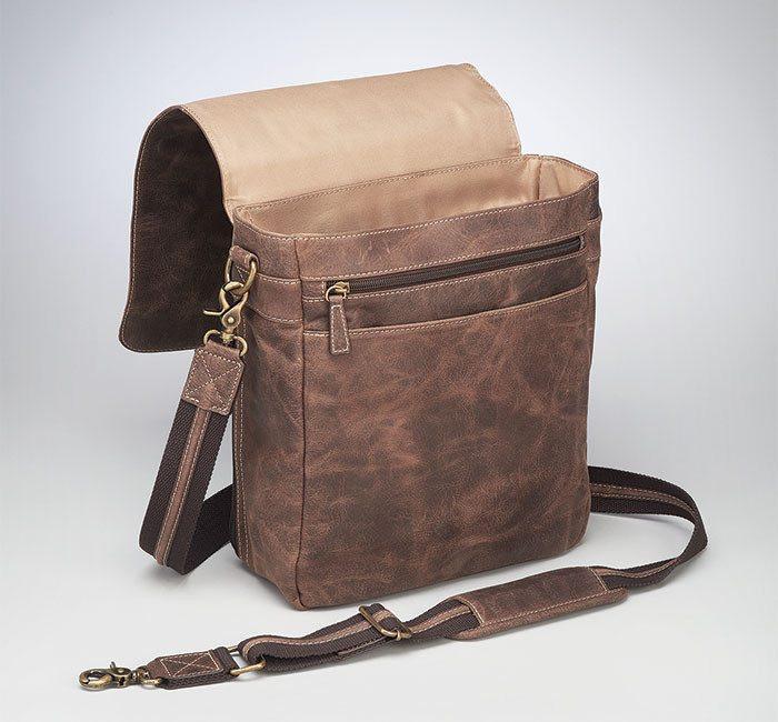 GTM/CZY-02 Vintage Messenger Bag - Concealed Carry Handbags - CCW Purses - GunTotenMamas