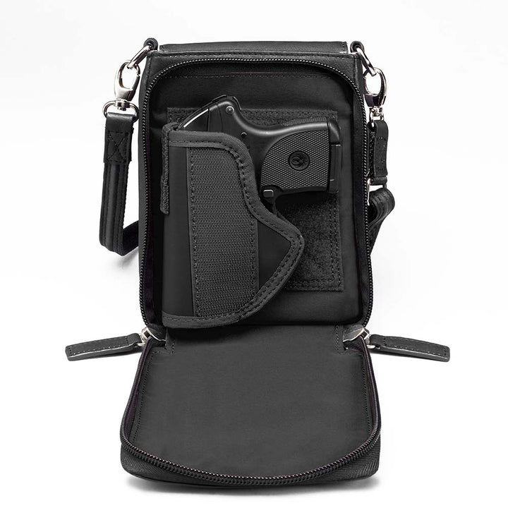 Crossbody Phone Pouch Concealed Carry Purse Leather GTM-07