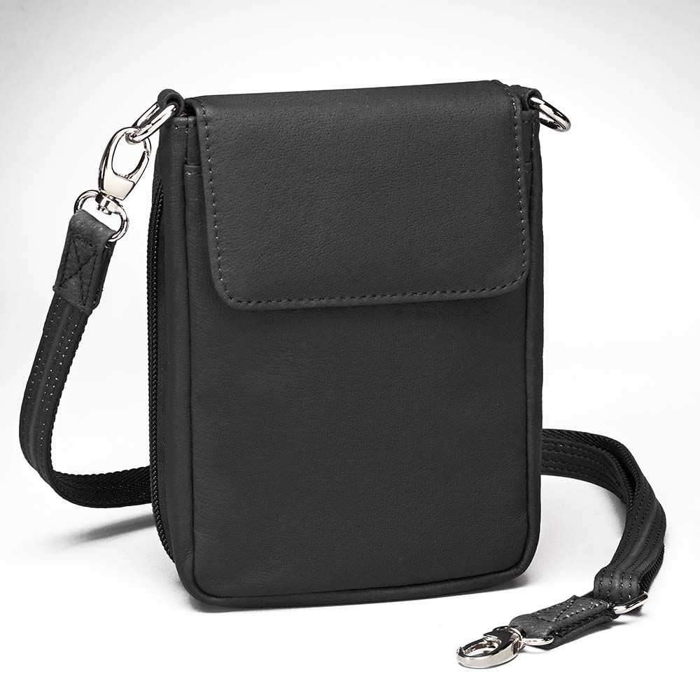 leather phone pouch bag