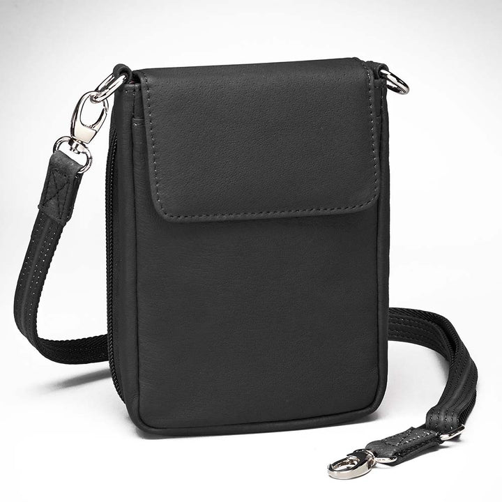 Crossbody Phone Pouch Concealed Carry Purse Leather GTM-07