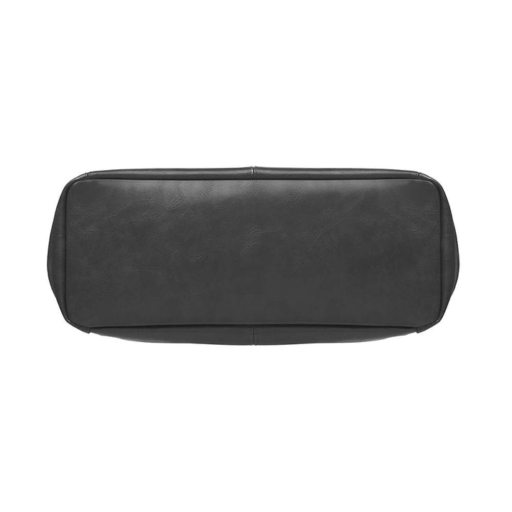 gray  concealed carry bag for women – sleek tactical leather tote with holster, ideal for professionals, moms, and jetsetters needing secure gun storage on the go