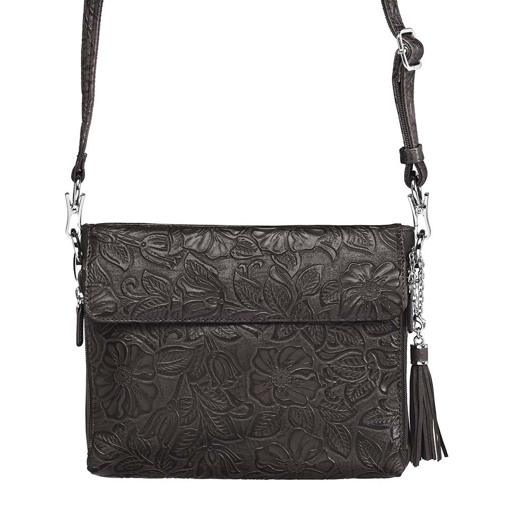 Clutch Concealed Carry Purse Debossed USA Cowhide GTM-22