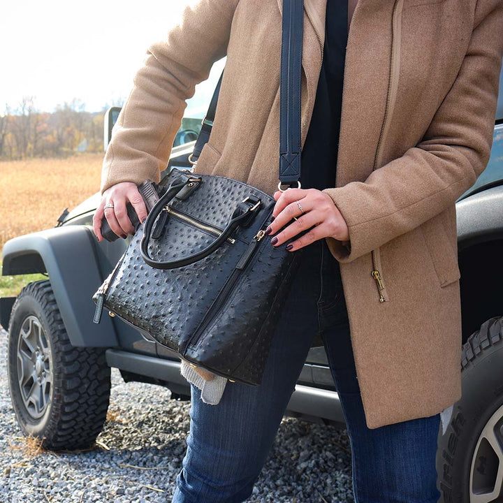 Town Tote Concealed Carry Purse USA Cowhide GTM-51