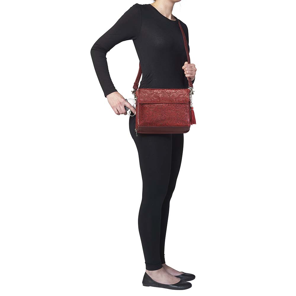 Clutch Concealed Carry Purse Debossed USA Cowhide GTM-22