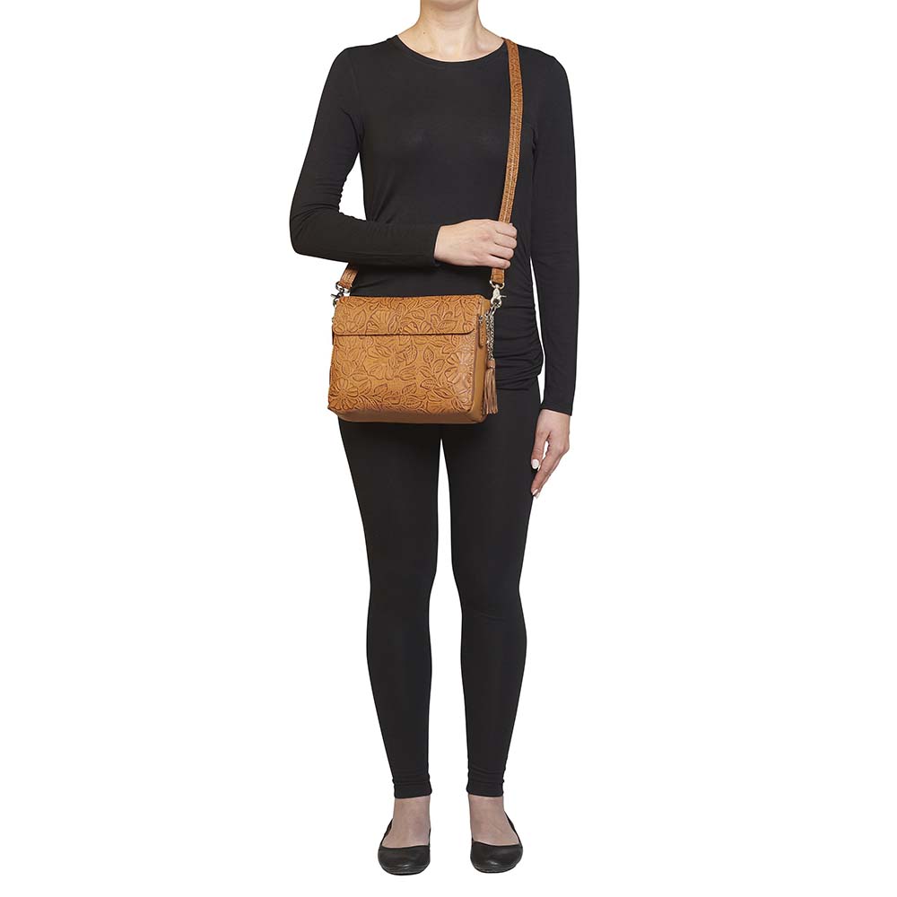 Clutch Concealed Carry Purse Debossed USA Cowhide GTM-22