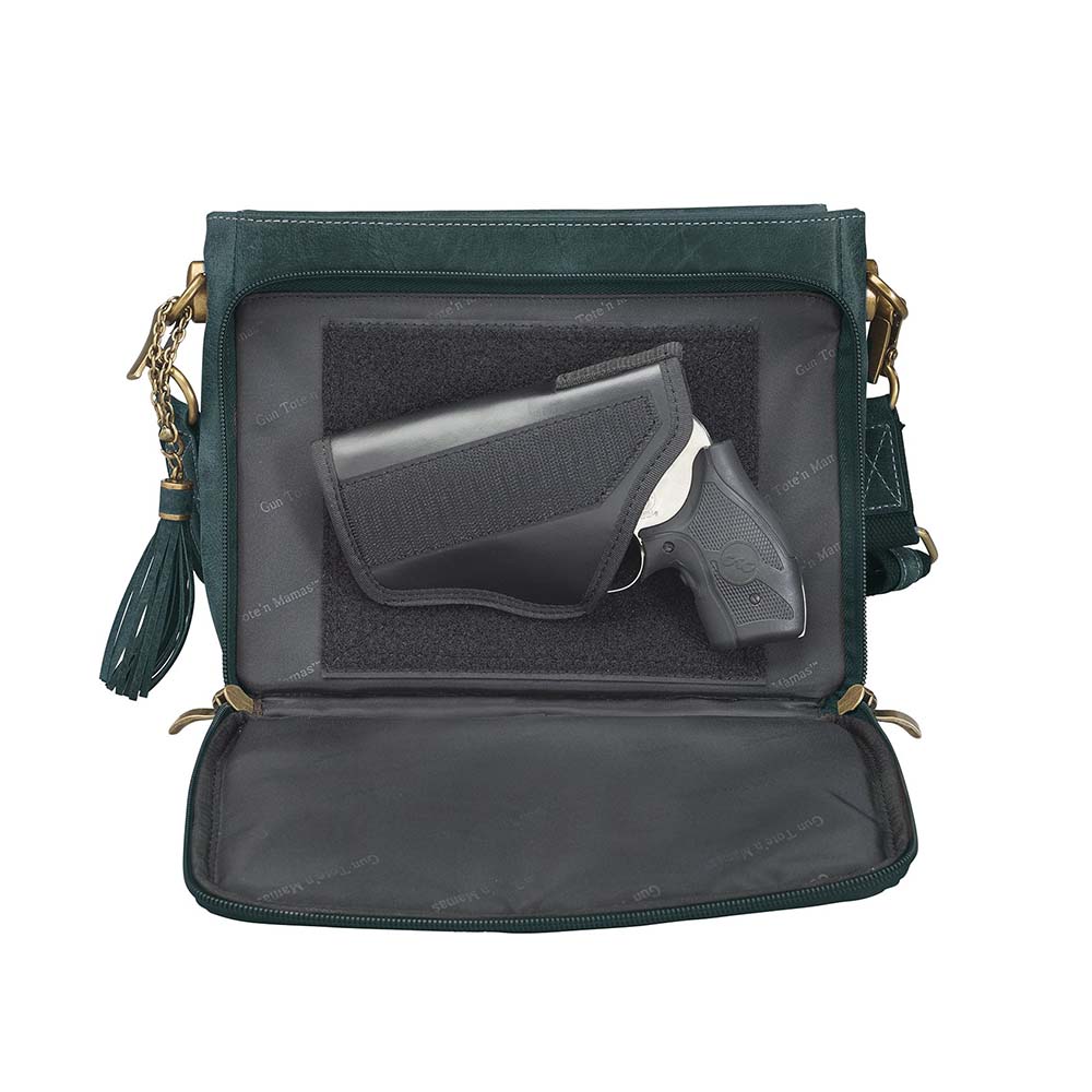 Step up your carry game with this vintage-inspired clutch in rich distressed blue full-grain buffalo leather. The more you rock it, the softer and more unique it becomes thanks to the natural aging process and oils infused during tanning. Designed for both left and right-hand carry, it features special padding to prevent imprinting, plus a slash-resistant shoulder strap reinforced with 11-ply steel wire for maximum security.