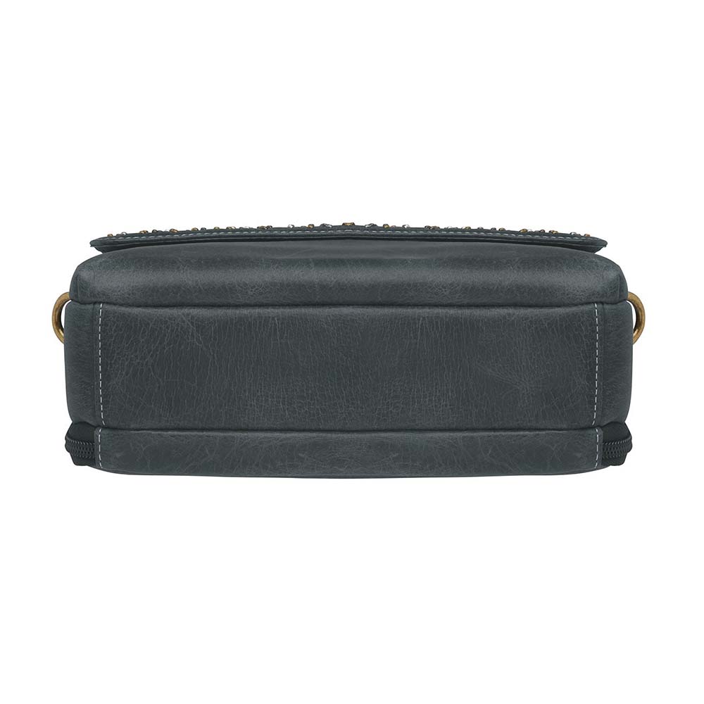 Sleek, stealthy, and practical — this distressed gray leather clutch blends vintage style with tactical function. Made from full-grain buffalo leather, it grows softer and more personal with every use. Equipped for right or left-handed carry, featuring protective padding and a slash-proof shoulder strap reinforced with steel wire.
