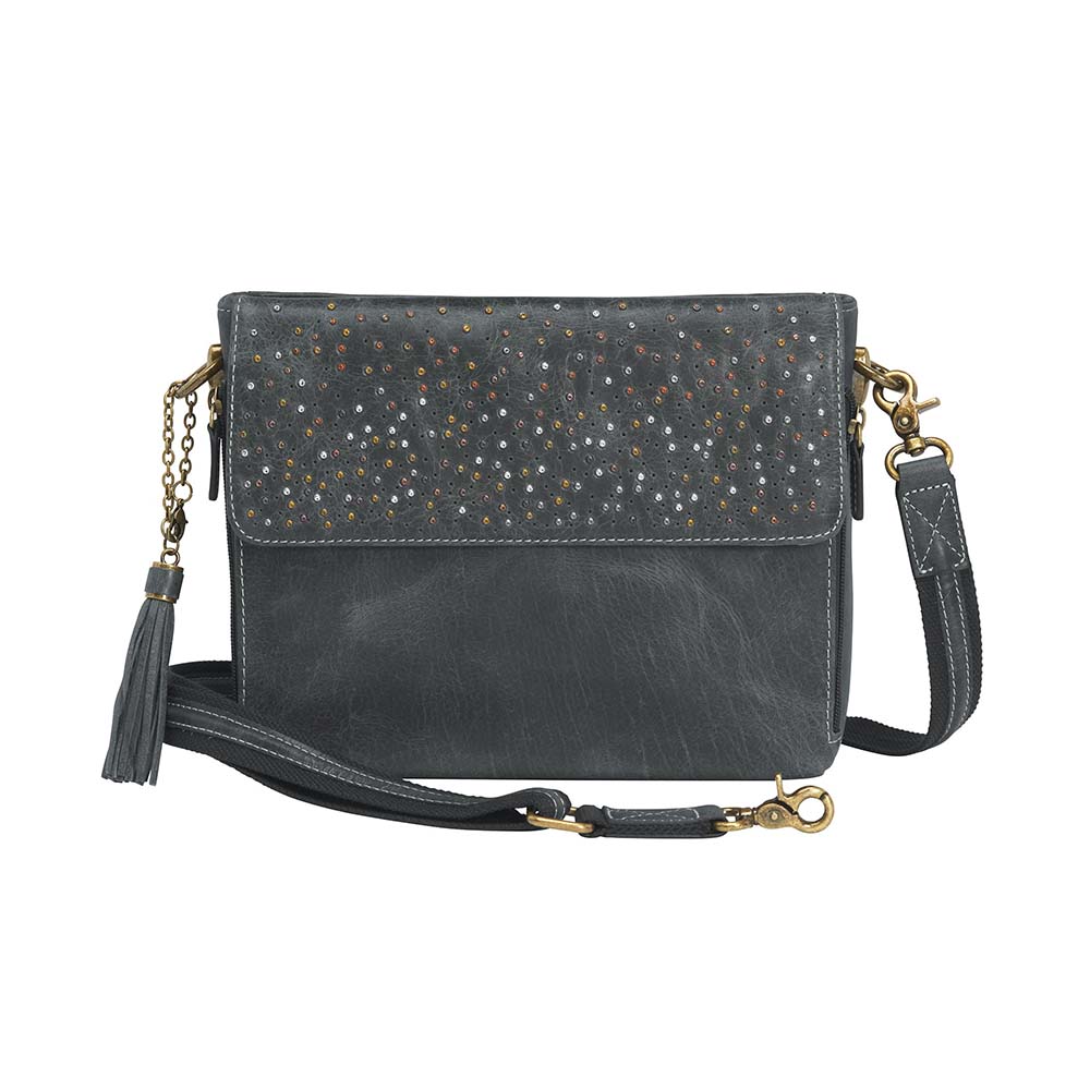 Sleek, stealthy, and practical — this distressed gray leather clutch blends vintage style with tactical function. Made from full-grain buffalo leather, it grows softer and more personal with every use. Equipped for right or left-handed carry, featuring protective padding and a slash-proof shoulder strap reinforced with steel wire.