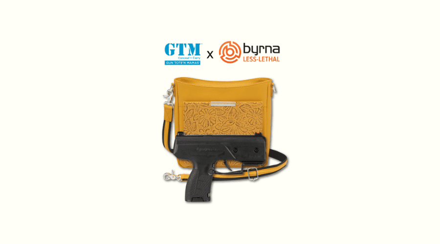 Gun Tote’n Mamas concealed carry handbags and Byrna less-lethal personal protection products