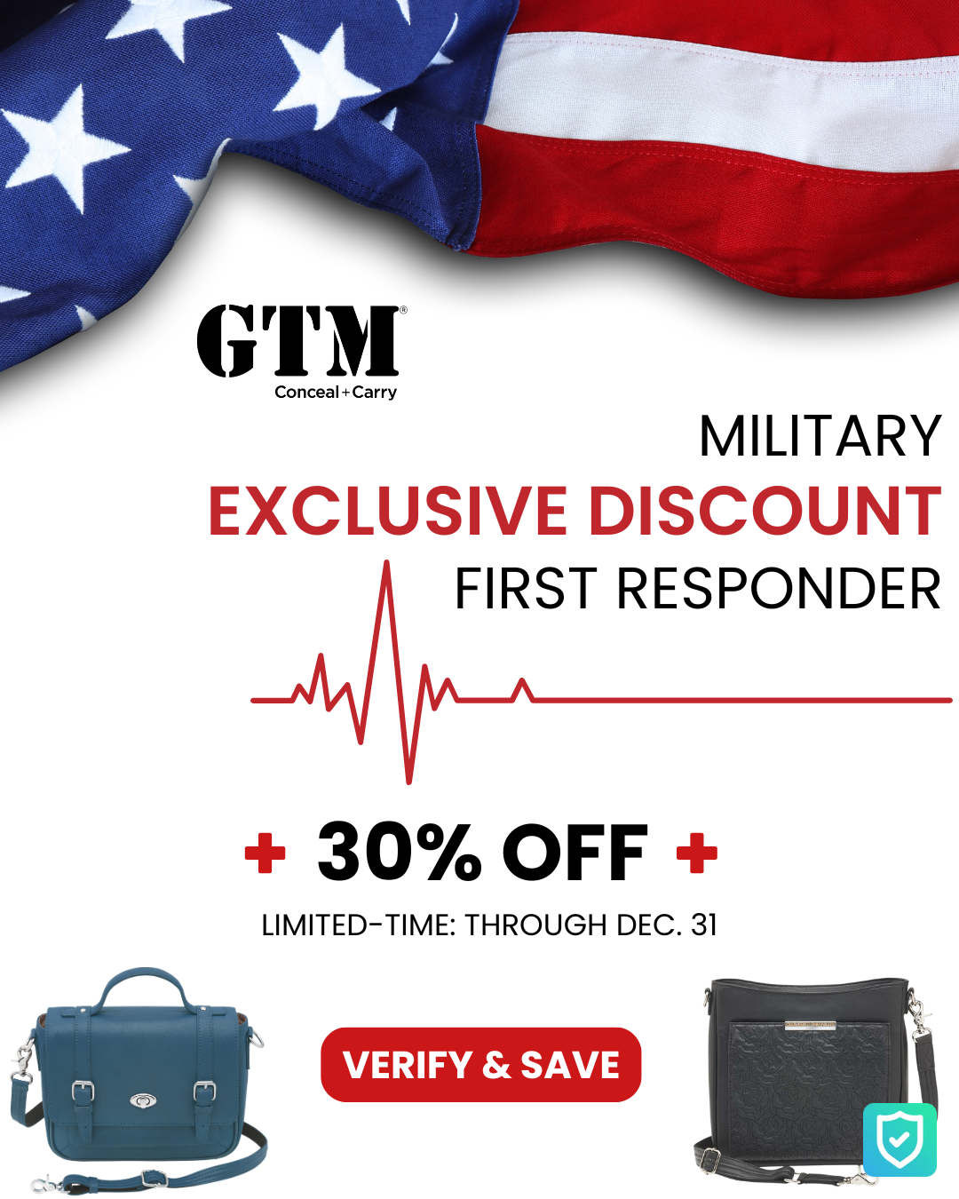 GTM Military and First Responder SALE promo