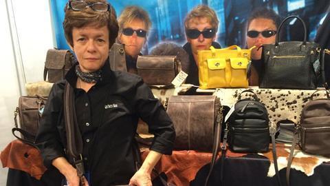 Gun Tote'n Mamas owner with purses