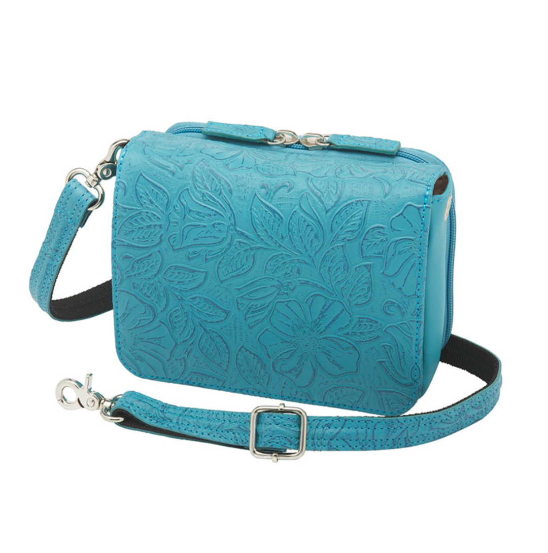 GTMoriginals crossbody organizer purse with concealed carry pocket, USA cowhide leather, shoulder bag for secure everyday use