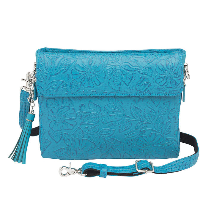 Clutch Concealed Carry Purse Debossed USA Cowhide GTM-22