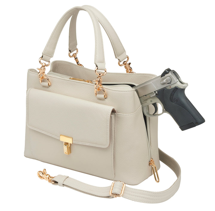 Avenue Large Satchel Concealed Carry Bag GTM-32/PBBONE