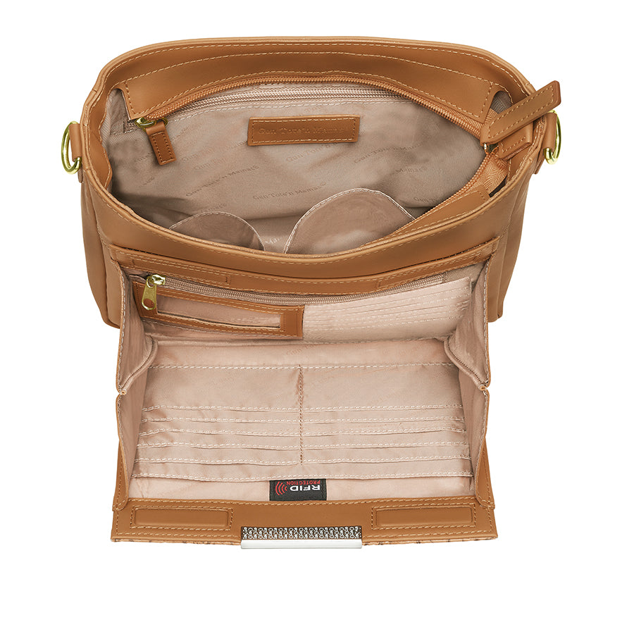 Slim Crossbody Concealed Carry Purse โ GTM-98 USA Cowhide CCW