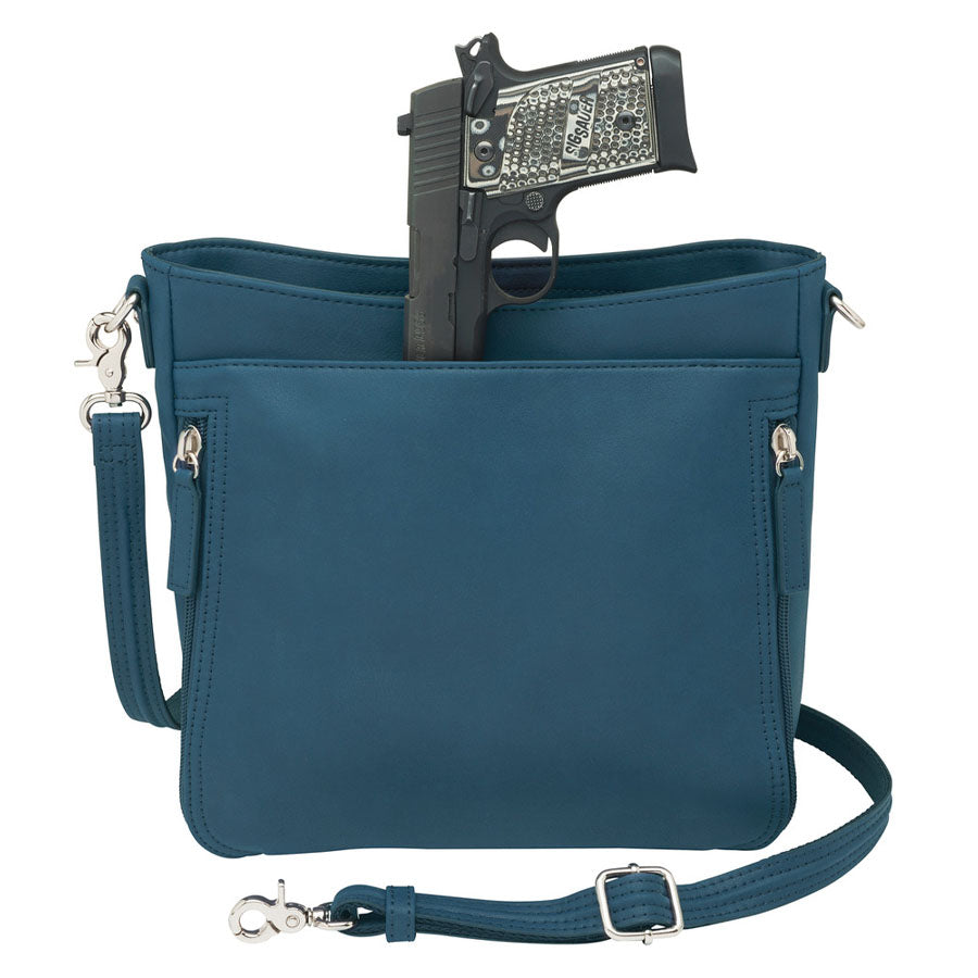 Slim Crossbody Concealed Carry Top Grain USA Cowhide GTM-98