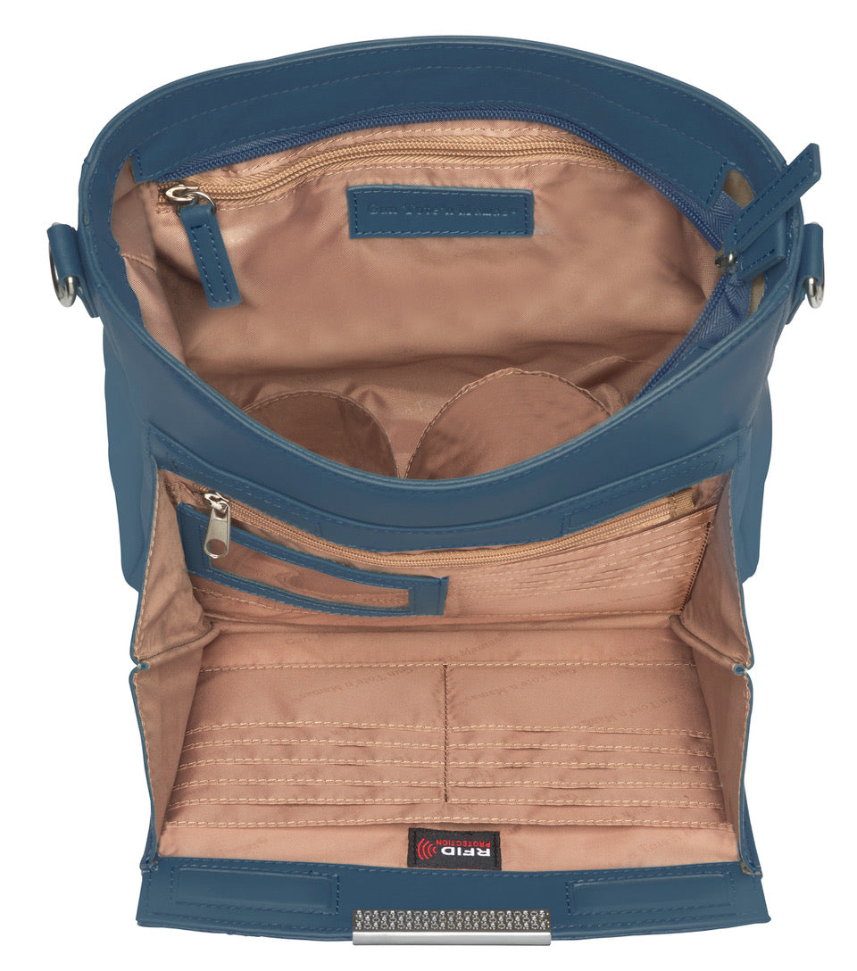 Slim Crossbody Concealed Carry Top Grain USA Cowhide GTM-98
