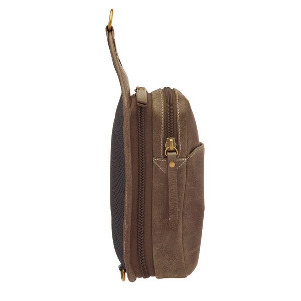 Slingster Minimalist Concealed Carry Sling USA Buffalo Leather GTM-CZY/106