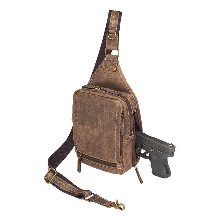 Mini Sling, Distressed Buffalo