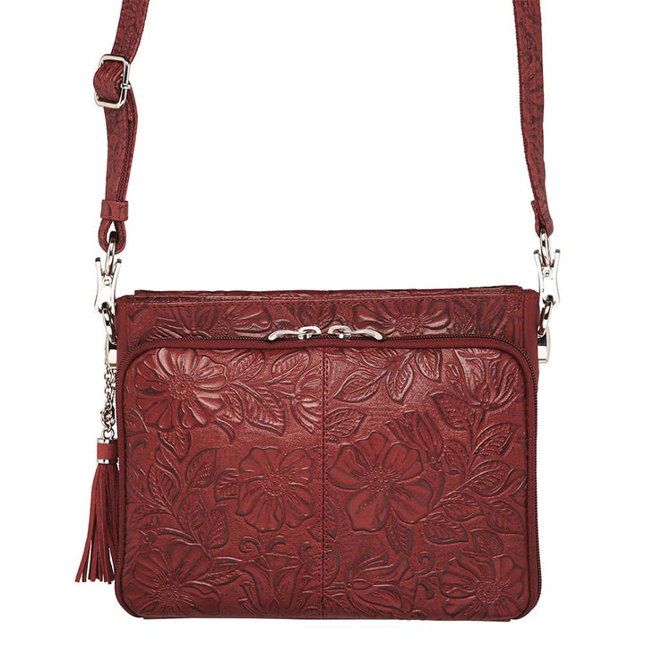 Clutch Concealed Carry Purse Debossed USA Cowhide GTM-22