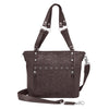 BOHO Shoulder Tote Concealed Carry Purse Cowhide GTM-122