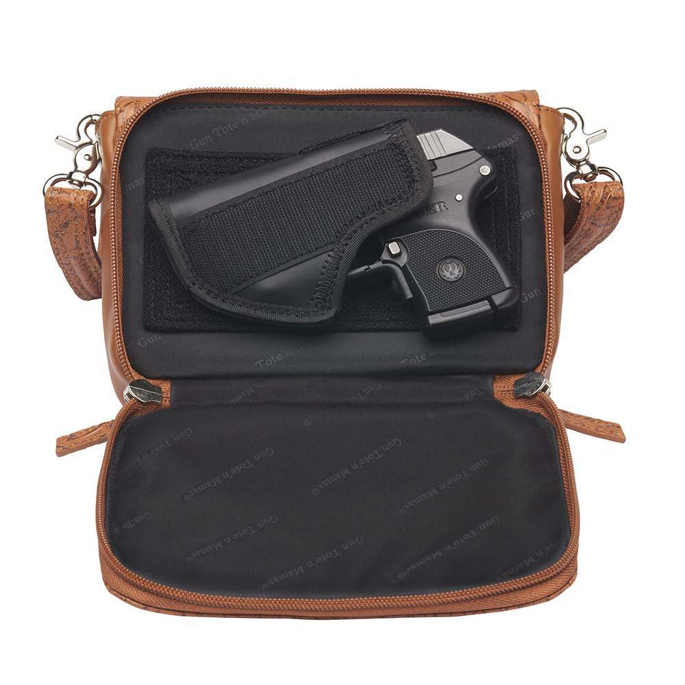 Crossbody Organizer Concealed Carry Purse USA Cowhide GTM-15