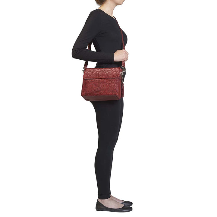 Clutch Concealed Carry Purse Debossed USA Cowhide GTM-22