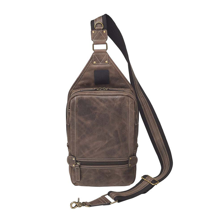 Sling Backpack, Distressed Buffalo