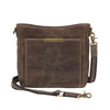 Slim Crossbody Concealed Carry Purse Distressed Buffalo GTM-CZY/98