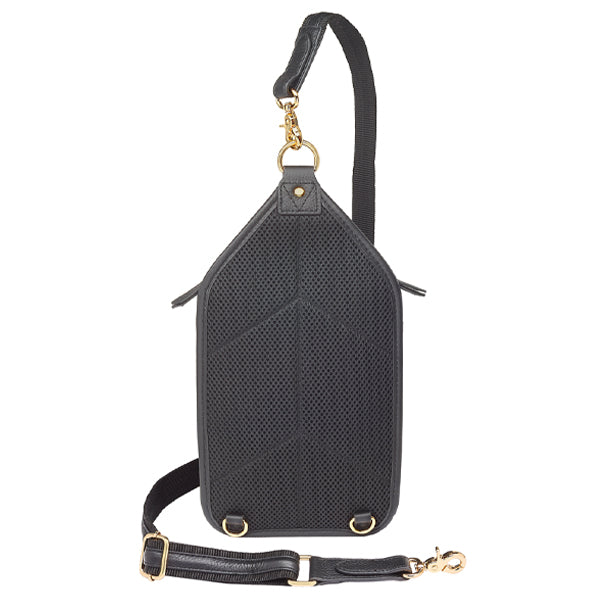 Compact Concealed Carry Sling Crossbody Leather USA Cowhide GTM-106/PBBLACK