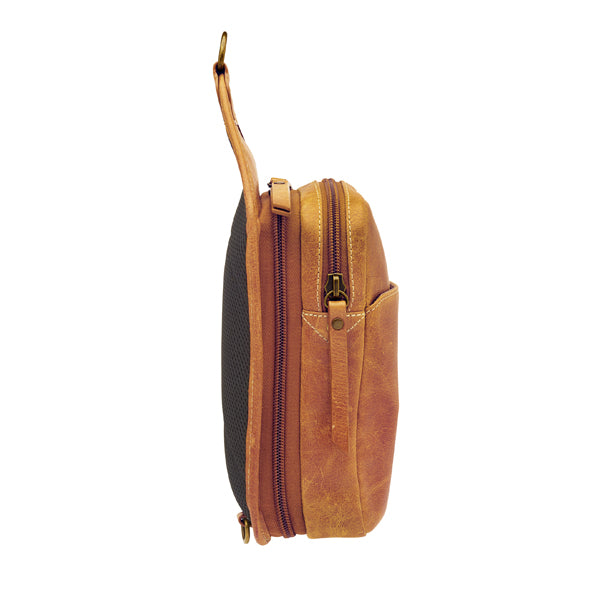 Slingster Minimalist Concealed Carry Sling USA Buffalo Leather GTM-CZY/106