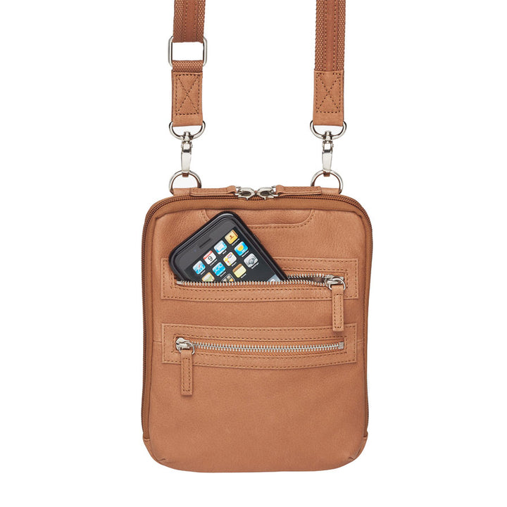 Essential Crossbody, Tumbled Leather