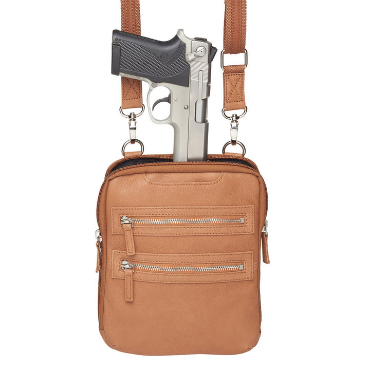 Essential Crossbody, Tumbled Leather