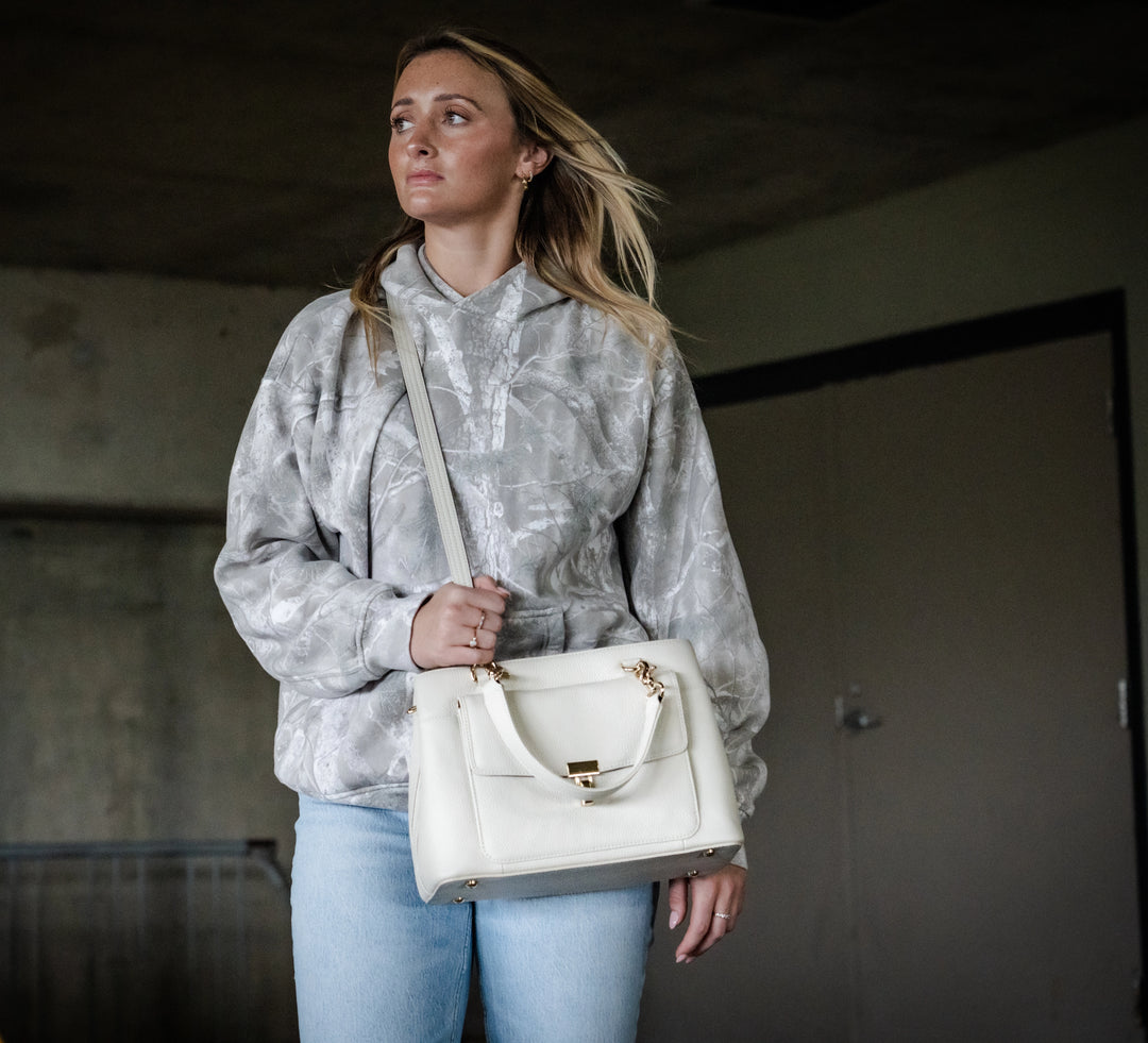Avenue Large Satchel Concealed Carry Bag GTM-32/PBBONE