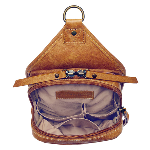 Compact Concealed Carry Sling Crossbody USA Buffalo Leather GTM-CZY/106