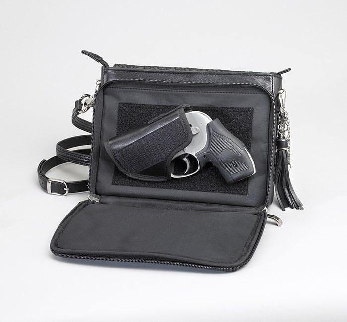Schoolgirl Tote - Black Concealed Carry Purse - Pistol Packn' Mama