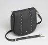 Studded Flap Concealed Carry Purse Tumbled Leather GTM-18