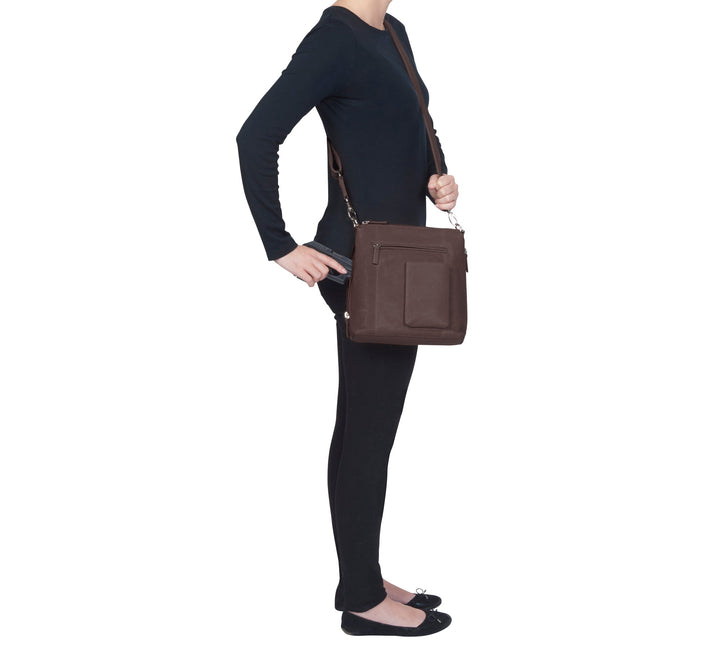 Flat Sac, Tumbled Leather